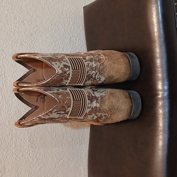 Ariat *Boys Camo Patriot Western Boot - Picture 2 of 12